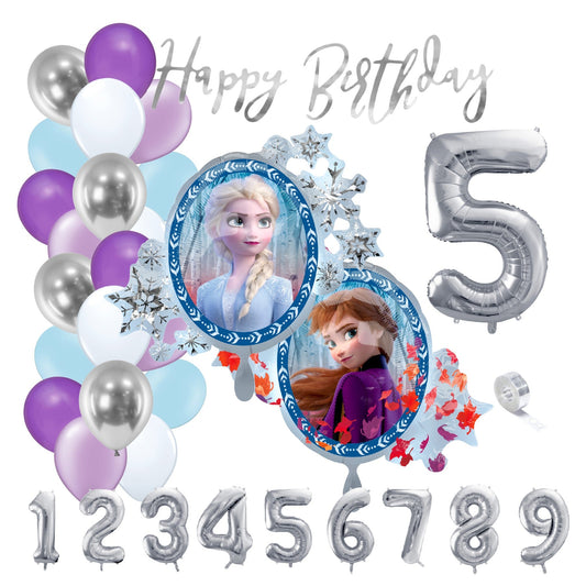 Partykarton "Eiskönigin" 29 Teile - Party im Karton