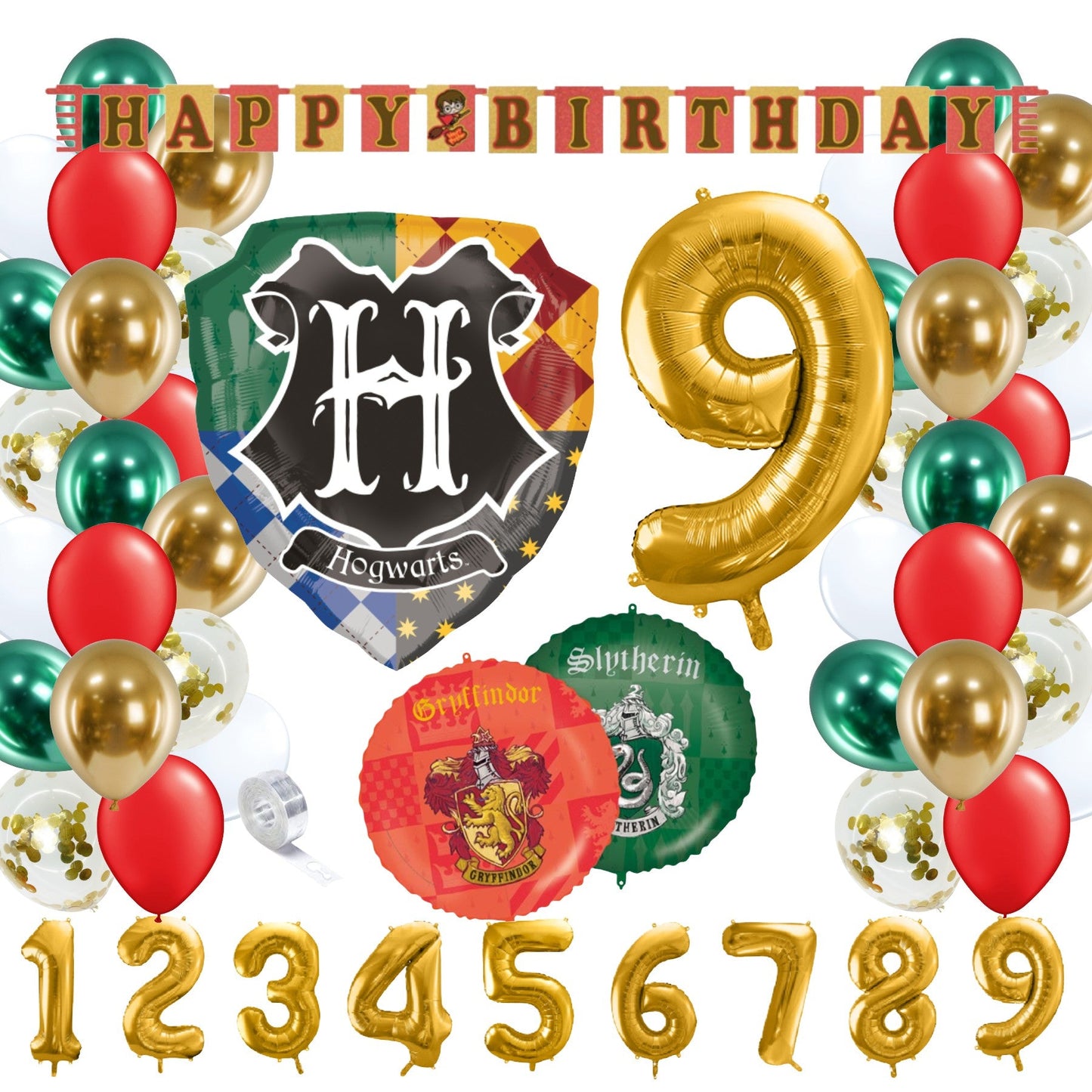 Partykarton "Harry Potter" 54 Teile - Party im Karton
