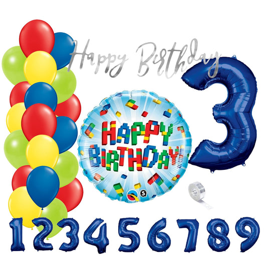 Partykarton "Lego" 29 Teile - Party im Karton