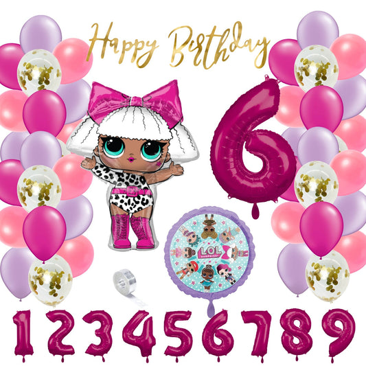 Partykarton "L.O.L. Surprise" 55 Teile - Party im Karton