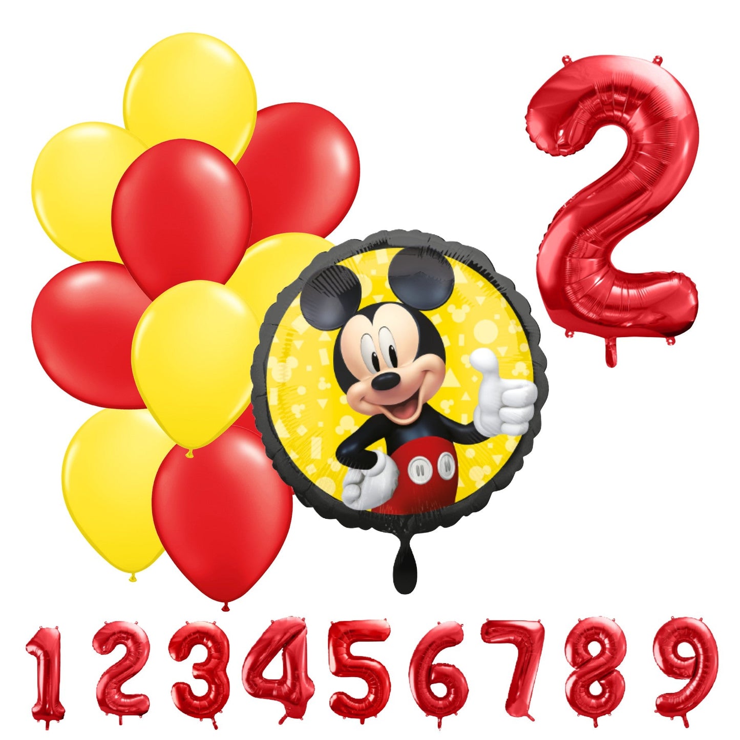 Partykarton "Mickey Mouse" 12 Teile - Party im Karton