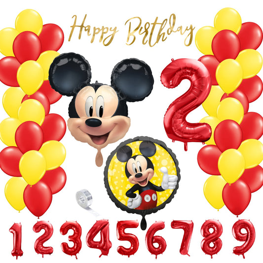 Partykarton "Mickey Mouse" 55 Teile - Party im Karton