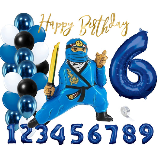 Partykarton "Ninja" 29 Teile - Party im Karton