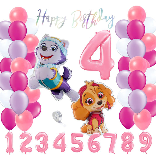 Partykarton "Paw Patrol Girls" 55 Teile - Party im Karton