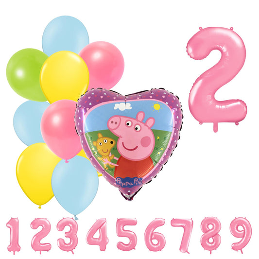 Partykarton "Peppa Wutz" 12 Teile - Party im Karton