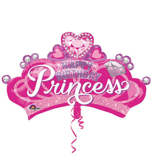 Partykarton "Prinzessin Rosa" 55 Teile - Party im Karton