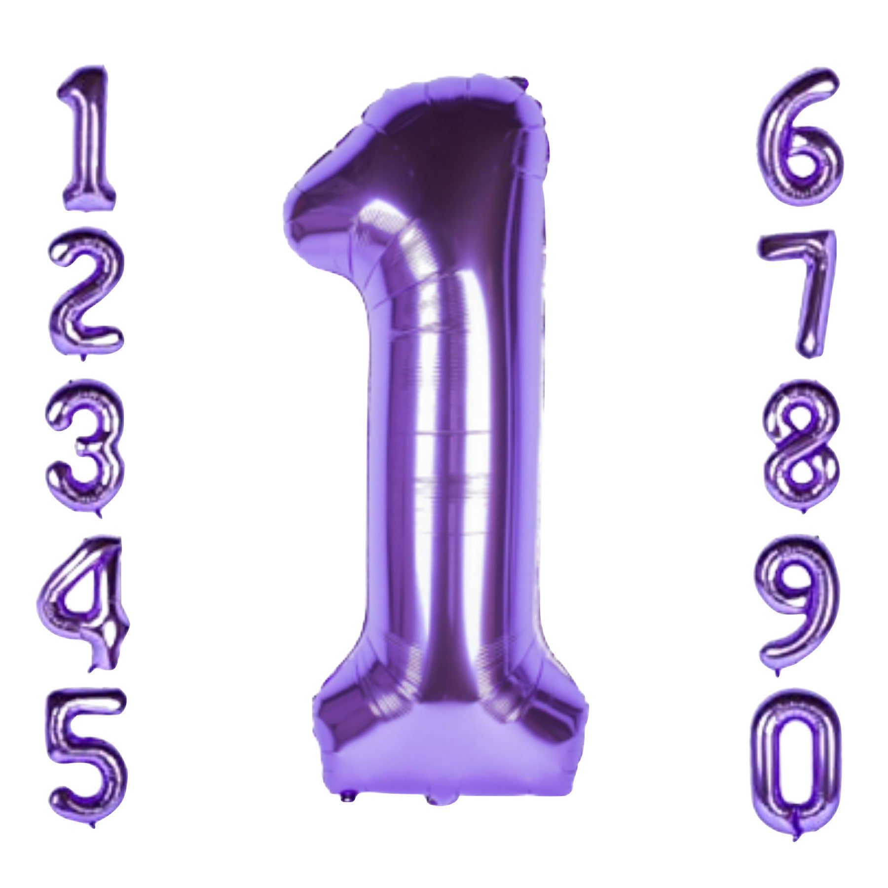 Partykarton "Prinzessin Violett" 55 Teile - Party im Karton
