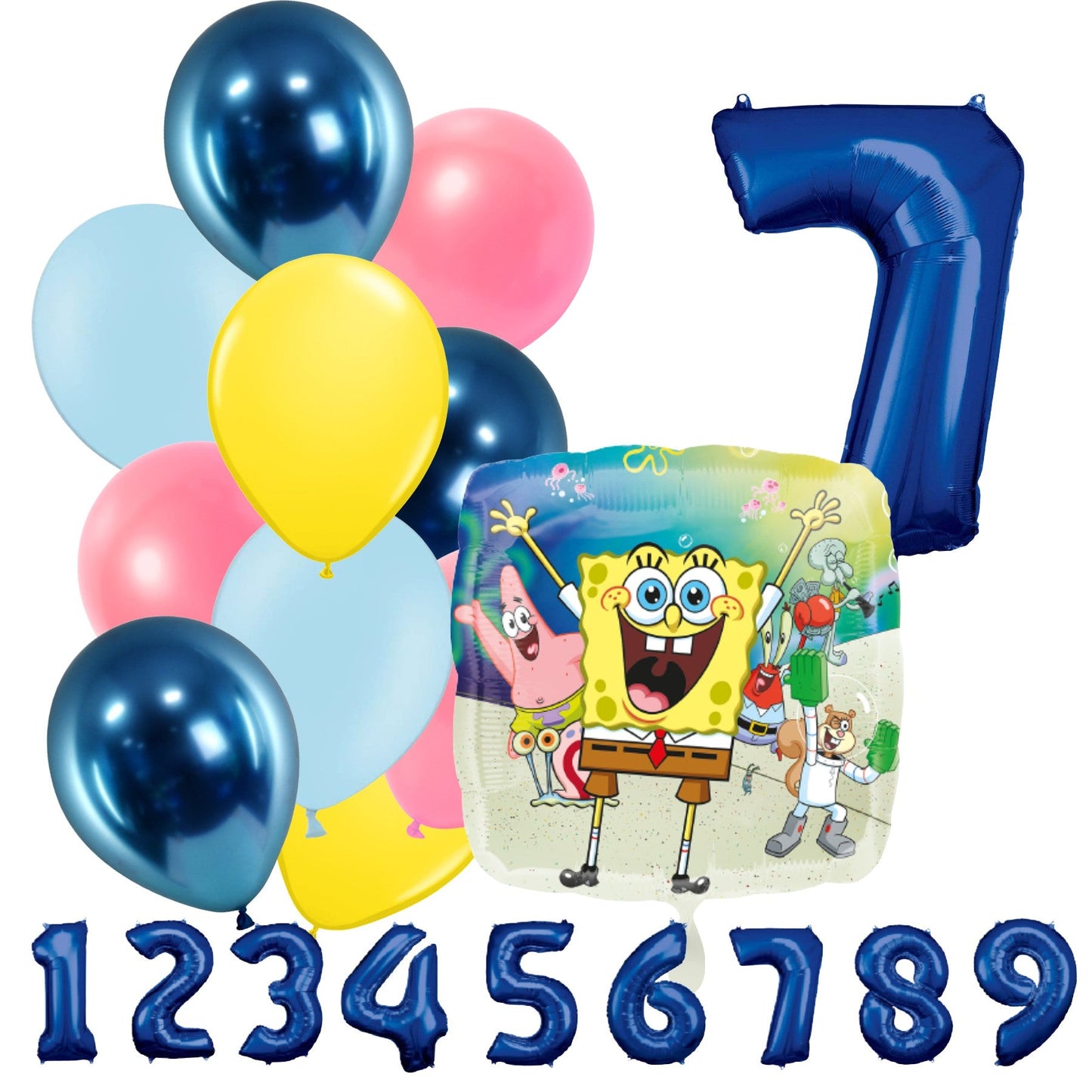 Partykarton "Spongebob" 12 Teile - Party im Karton