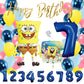 Partykarton "Spongebob" 56 Teile - Party im Karton
