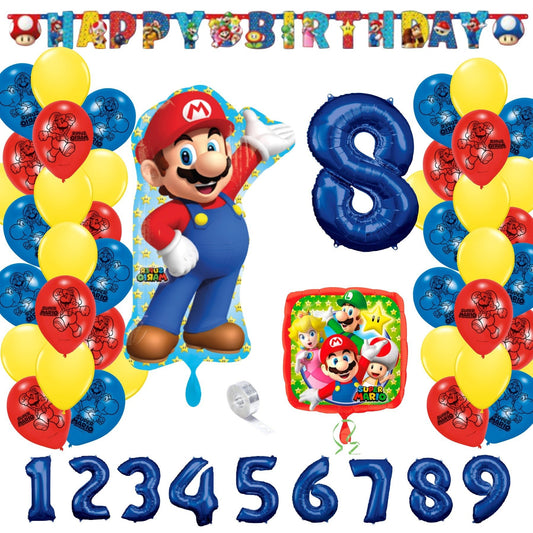 Partykarton "Super Mario" 55 Teile - Party im Karton