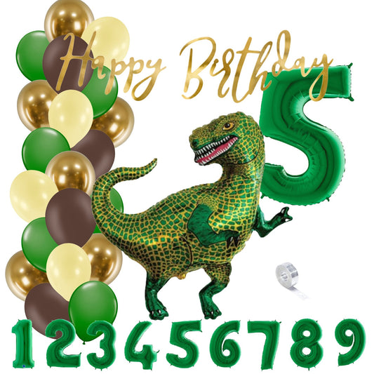 Partykarton "T-Rex Dinosaurier" 29 Teile - Party im Karton