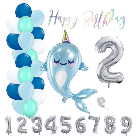 Partykarton "Unterwasserwelt" 29 Teile - Party im Karton