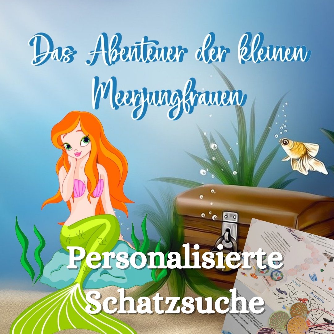 Schatzsuche: Das Abenteuer der kleinen Meerjungfrauen - Party im Karton