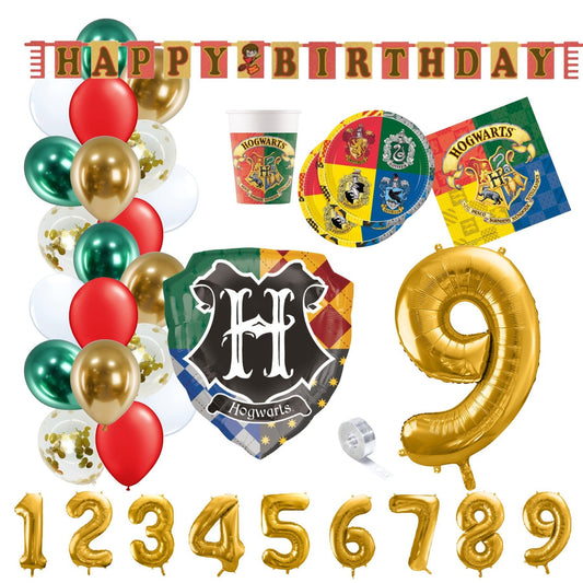 Sorglos Partykarton "Harry Potter" 65 Teile - Party im Karton