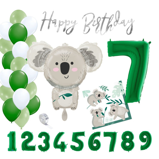 Sorglos Partykarton "Kleiner Koala" 45 Teile - Party im Karton