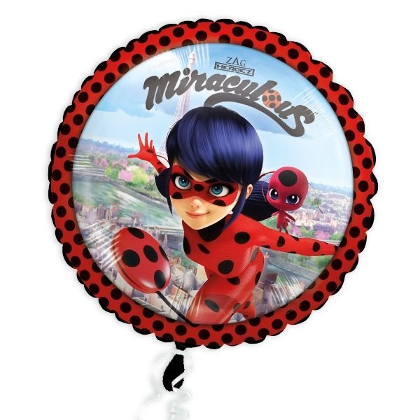 Sorglos-Partykarton "Miraculous Ladybug" 66 Teile - Party im Karton