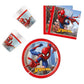 Sorglos Partykarton "Spiderman" 66 Teile - Party im Karton