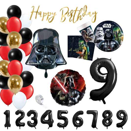 Sorglos Partykarton "Star Wars" 66 Teile - Party im Karton