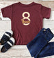 T-Shirt Geburtstag "Name in Zahl" - Party im Karton