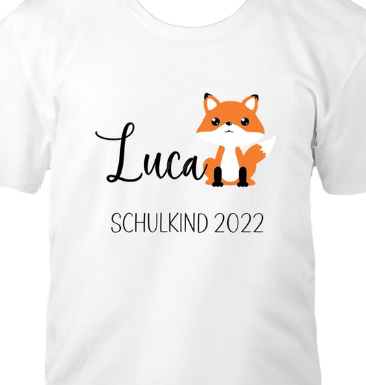 T-Shirt Schulkind Fuchs - Party im Karton