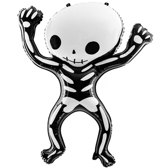 XXL Folienballon - Halloween Skelett - 84cm - Party im Karton