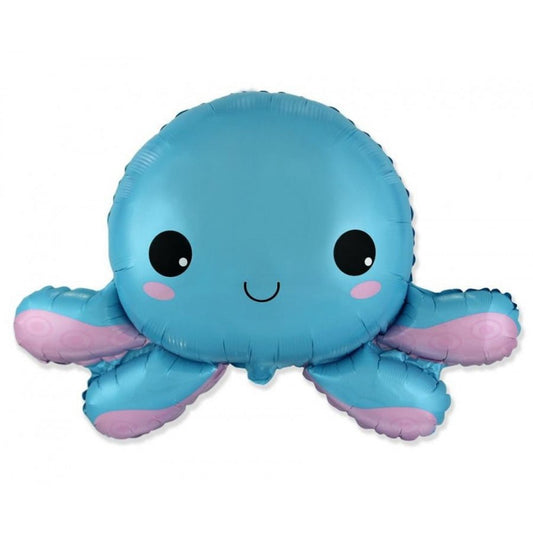 XXL Folienballon "Happy Octopus" 61cm - Party im Karton