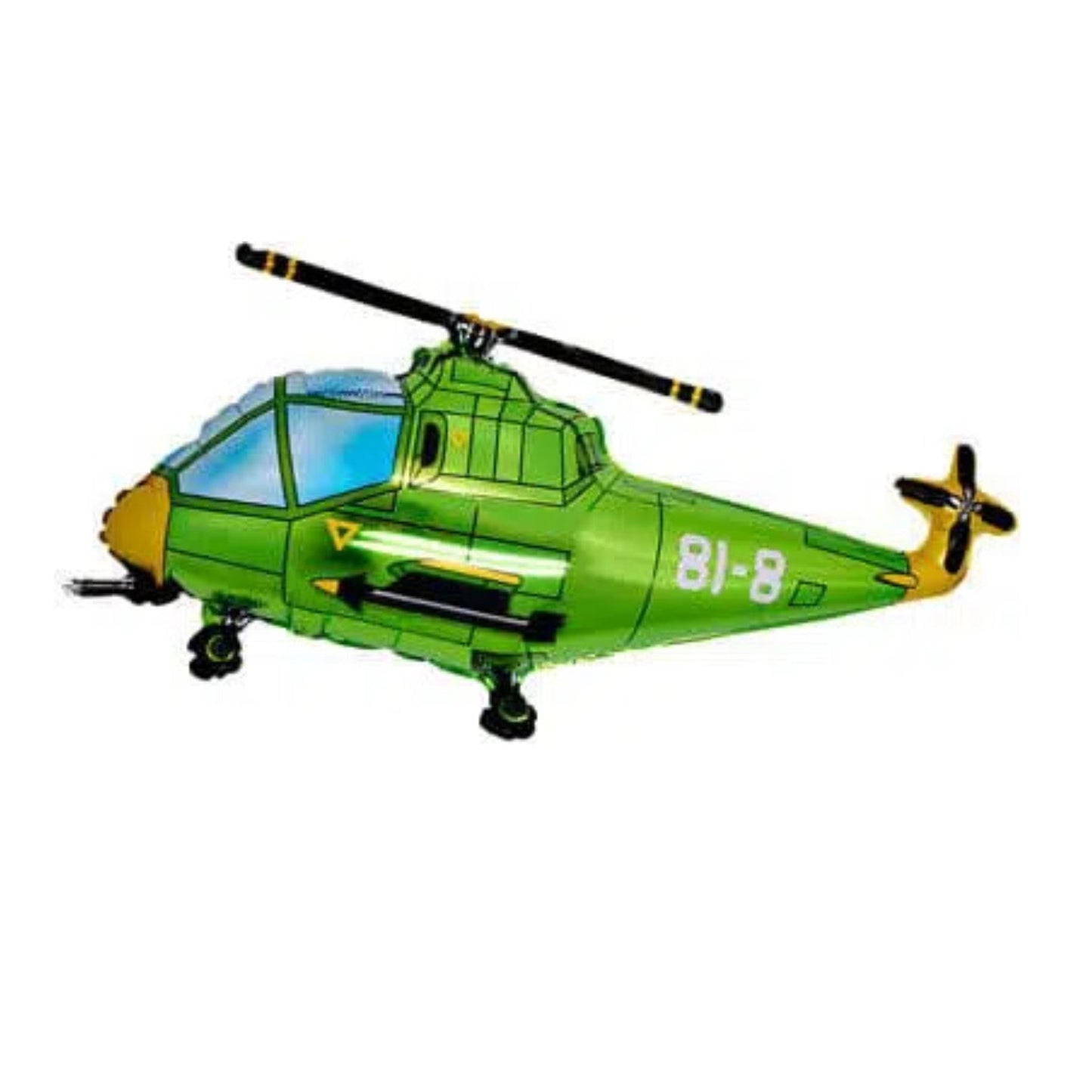 XXL Folienballon "Helikopter" 76cm - Party im Karton