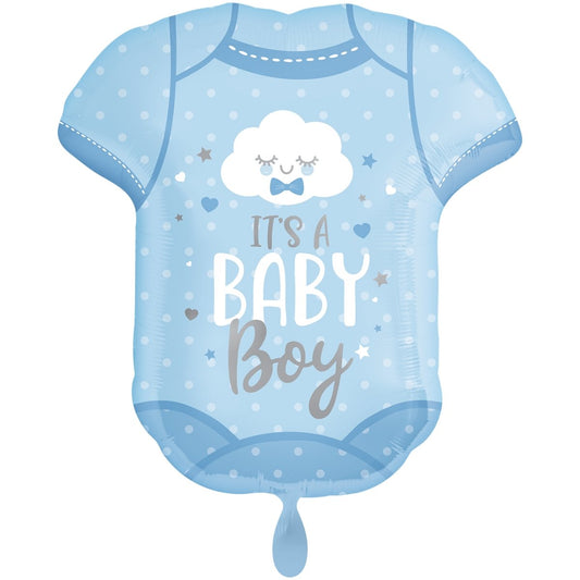 XXL Folienballon "I´ts a Baby Boy" 60cm - Party im Karton