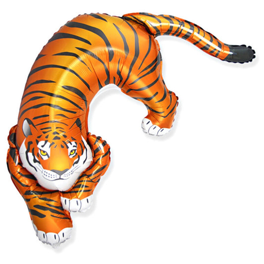 XXL Folienballon "Wilder Tiger" 61cm - Party im Karton