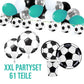 XXL Partykarton "Fußball" 61-teilig - Party im Karton